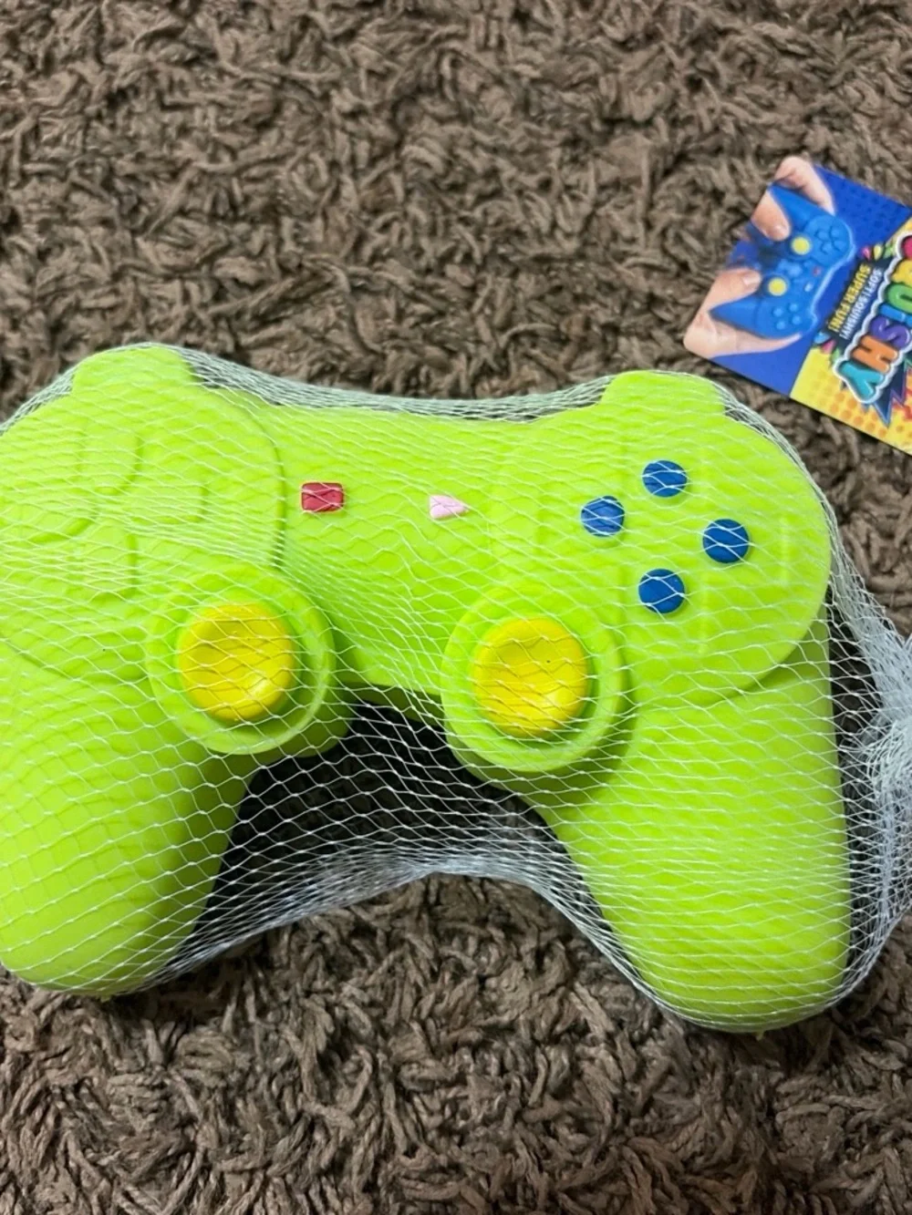 Green Gaming Controller Toy - Neon Green